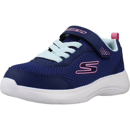 Baskets enfant fille légère souple Bleu nvy+Noir blk+Rose clair+Violet lav 4 - vertbaudet enfant 