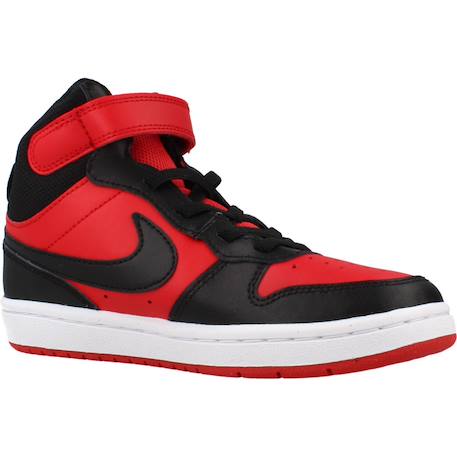 Baskets enfant garçon en cuir Rouge 602 5 - vertbaudet enfant 