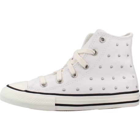 Baskets enfant garçon en textile Blanc white 2 - vertbaudet enfant 