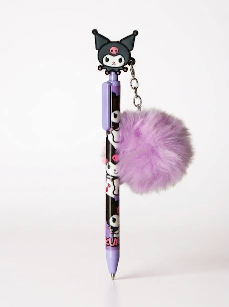 Stylo kuromi avec figurine et pompon Violet 3 - vertbaudet enfant 