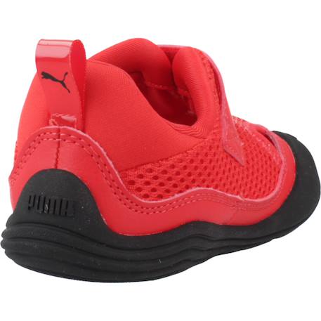 Sandales bébé garçon en tricot Rouge red 3 - vertbaudet enfant 