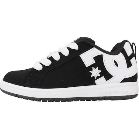 Baskets enfant garçon en cuir Noir bkw 2 - vertbaudet enfant 