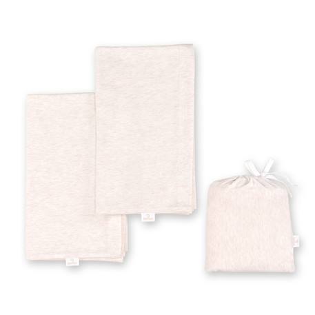 Porte-bébé duo - confort & maintien Beige clair chiné+Kaki+Mix grey+Moka+Nearly+Piuma ecru 1 - vertbaudet enfant 