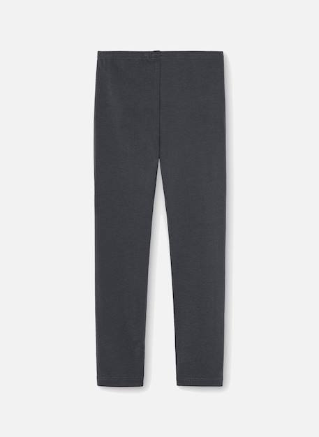 Legging fille en maille élastique Gris 2 - vertbaudet enfant 