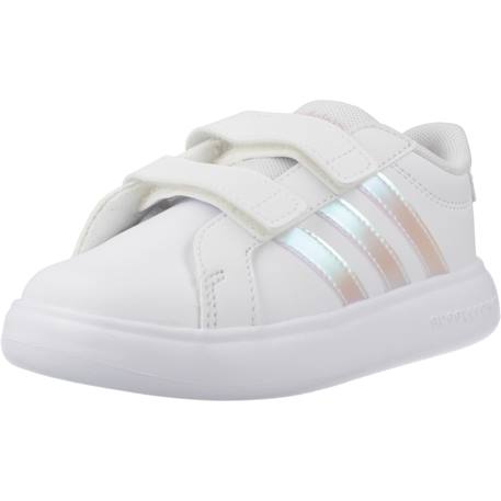 Baskets fille Blanc white 4 - vertbaudet enfant 