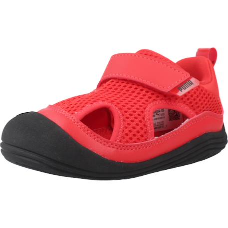 Sandales bébé garçon en tricot Rouge red 4 - vertbaudet enfant 