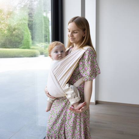 Porte-bébé duo - confort & maintien Beige clair chiné+Kaki+Mix grey+Moka+Nearly+Piuma ecru 3 - vertbaudet enfant 