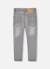 Pantalon garçon en denim élastiqué Gris 2 - vertbaudet enfant 