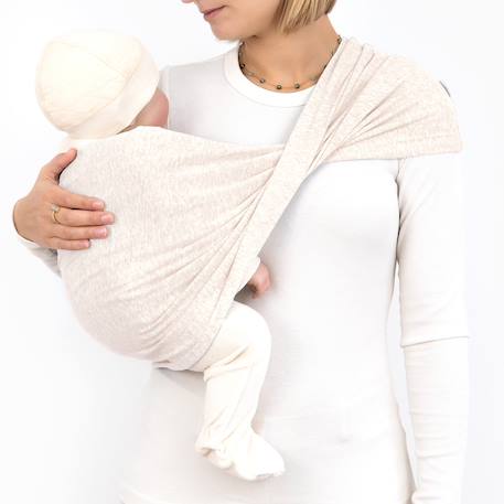 Porte-bébé duo - confort & maintien Beige clair chiné+Kaki+Mix grey+Moka+Nearly+Piuma ecru 5 - vertbaudet enfant 