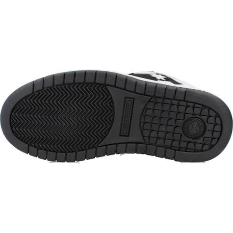 Baskets enfant garçon en cuir Noir bkw 6 - vertbaudet enfant 