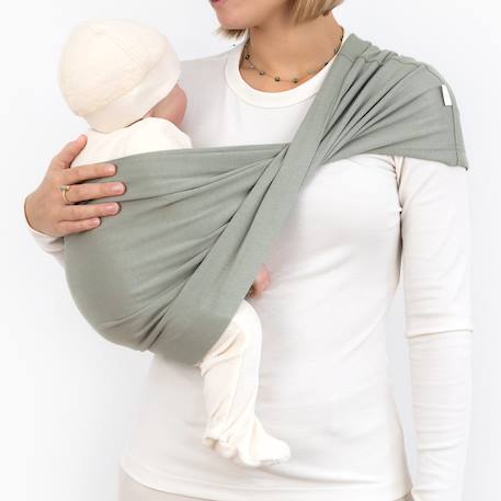 Porte-bébé duo - confort & maintien Beige clair chiné+Kaki+Mix grey+Moka+Nearly+Piuma ecru 11 - vertbaudet enfant 