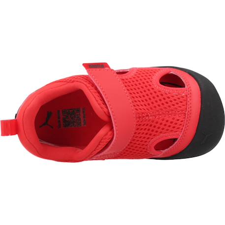 Sandales bébé garçon en tricot Rouge red 6 - vertbaudet enfant 