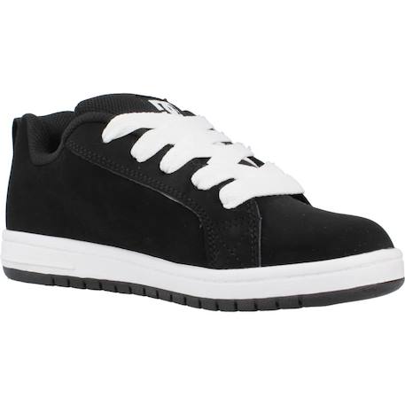 Baskets enfant garçon en cuir Noir bkw 5 - vertbaudet enfant 
