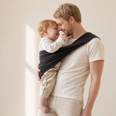 Porte-bébé duo - confort & maintien Beige clair chiné+Kaki+Mix grey+Moka+Nearly+Piuma ecru 27 - vertbaudet enfant 