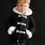Blouson garçon noir à capuche | doublé imitation mouton | jude Noir 1 - vertbaudet enfant 
