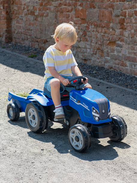 Tracteur à pédales avec remorque Bleu new holland+Jaune jcb+Orange Kubota+Rouge case ih+Rouge Terra Maxx+Vert Terra Maxx 1 - vertbaudet enfant 