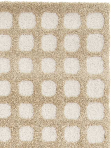 Tapis à relief doux et élégant pixel Beige sable+Bleu naturel+Brun naturel 15 - vertbaudet enfant 