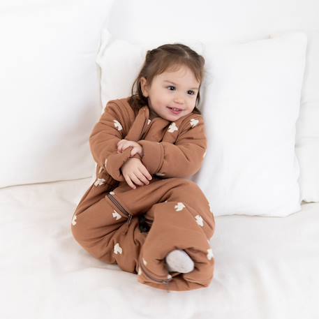 Gigoteuse jambes séparables hiver - tog 2.5 cocon moelleux Glacier+Kaki+Muffin+Piuma ecru+Piuma moka+Sesame+Wonder 19 - vertbaudet enfant 