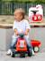 Porteur tracteur birdy farm 1er âge à volant directionnel avec klaxon, remorque. Rose+Rouge+Vert 7 - vertbaudet enfant 