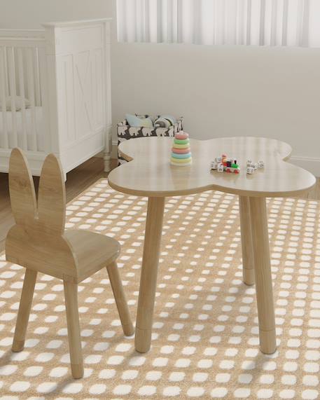 Tapis à relief doux et élégant pixel Beige sable+Bleu naturel+Brun naturel 14 - vertbaudet enfant 