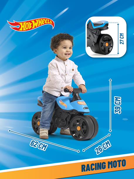 Draisienne moto hot wheels Bleu hot wheels 5 - vertbaudet enfant 