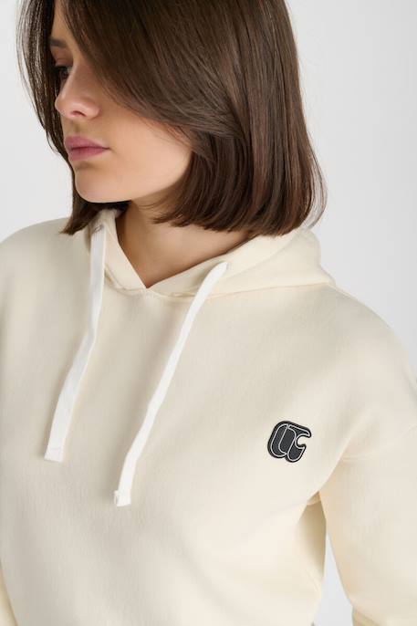 Sweat-shirt capuche divagi Cream 6 - vertbaudet enfant 