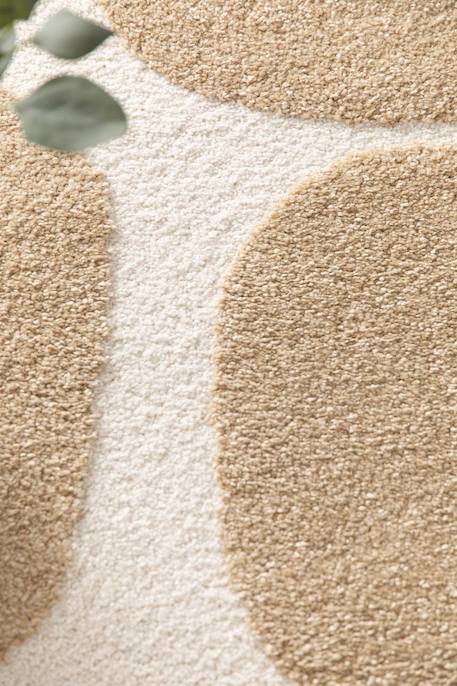 Tapis doux à motifs en relief blossom Brun naturel 3 - vertbaudet enfant 