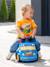 Porteur camion hot wheels avec assise ouvrante et volant directionnel avec klaxon Bleu hot wheels 1 - vertbaudet enfant 