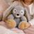 Peluche bouillotte lapin Gris 1 - vertbaudet enfant 