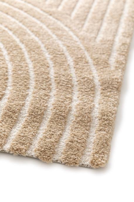 Tapis à relief doux et élégant groove Beige sable+Brun naturel 11 - vertbaudet enfant 