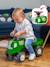Porteur tracteur birdy farm 1er âge à volant directionnel avec klaxon, remorque. Rose+Rouge+Vert 12 - vertbaudet enfant 