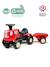 Porteur tracteur birdy farm 1er âge à volant directionnel avec klaxon, remorque. Rose+Rouge+Vert 9 - vertbaudet enfant 