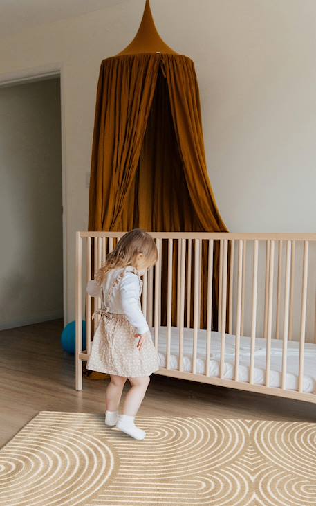 Tapis à relief doux et élégant groove Beige sable+Brun naturel 8 - vertbaudet enfant 