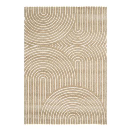 Tapis à relief doux et élégant groove Beige sable+Brun naturel 7 - vertbaudet enfant 