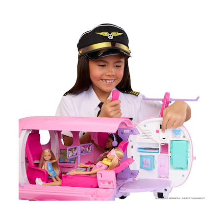 Barbie dream land - avion de rêve avec microphone fonctionnel Rose 5 - vertbaudet enfant 