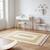 Tapis shaggy épais et confortable doodling Jaune naturel 2 - vertbaudet enfant 
