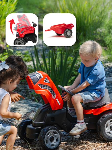 Tracteur à pédales avec remorque Bleu new holland+Jaune jcb+Orange Kubota+Rouge case ih+Rouge Terra Maxx+Vert Terra Maxx 17 - vertbaudet enfant 