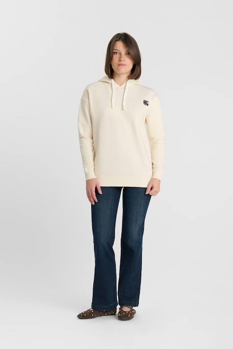 Sweat-shirt capuche divagi Cream 2 - vertbaudet enfant 