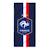 Serviette de bain et de plage imprimée 100% coton, fff victoire Bleu 1 - vertbaudet enfant 