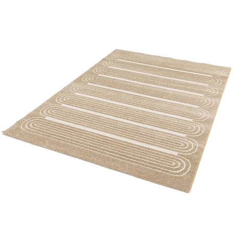 Tapis doux motifs en relief sinea Beige sable+Bleu naturel+Brun naturel 17 - vertbaudet enfant 