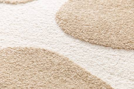 Tapis doux à motifs en relief blossom Brun naturel 4 - vertbaudet enfant 