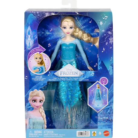 Poupée disney la reine des neiges elsa ice power - (multilingue) Bleu 2 - vertbaudet enfant 