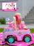Porteur minivan barbie avec assise ouvrante et volant directionnel avec klaxon Rose barbie 3 - vertbaudet enfant 