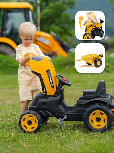 Tracteur à pédales avec remorque Bleu new holland+Jaune jcb+Orange Kubota+Rouge case ih+Rouge Terra Maxx+Vert Terra Maxx 7 - vertbaudet enfant 