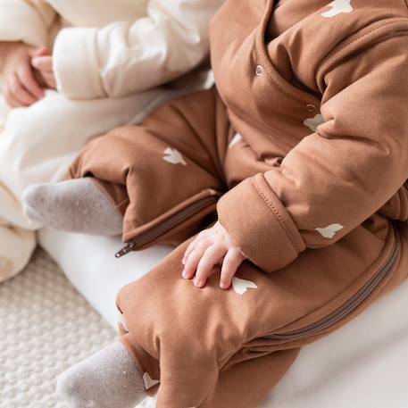 Gigoteuse jambes séparables hiver - tog 2.5 cocon moelleux Glacier+Kaki+Muffin+Piuma ecru+Piuma moka+Sesame+Wonder 23 - vertbaudet enfant 