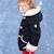 Blouson garçon noir à capuche | doublé imitation mouton | jude Noir 2 - vertbaudet enfant 