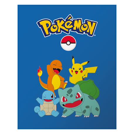 Plaid polaire imprimé, pokemon battle Bleu 1 - vertbaudet enfant 