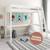 Lit mezzanine pin massif  edouard Blanc 1 - vertbaudet enfant 