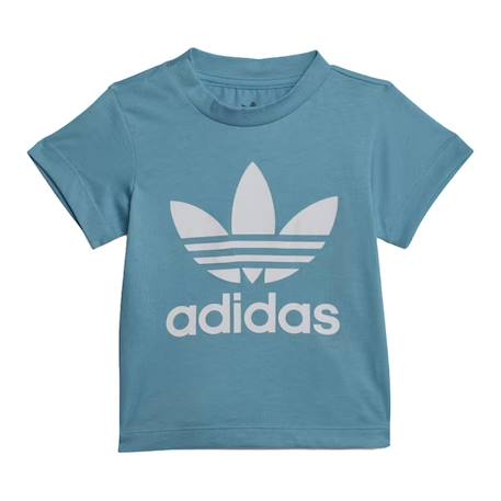 T-shirt enfant garçon coton trefoil Bleu 2 - vertbaudet enfant 