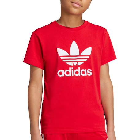 T-shirt enfant garçon coton trefoil Rouge 2 - vertbaudet enfant 